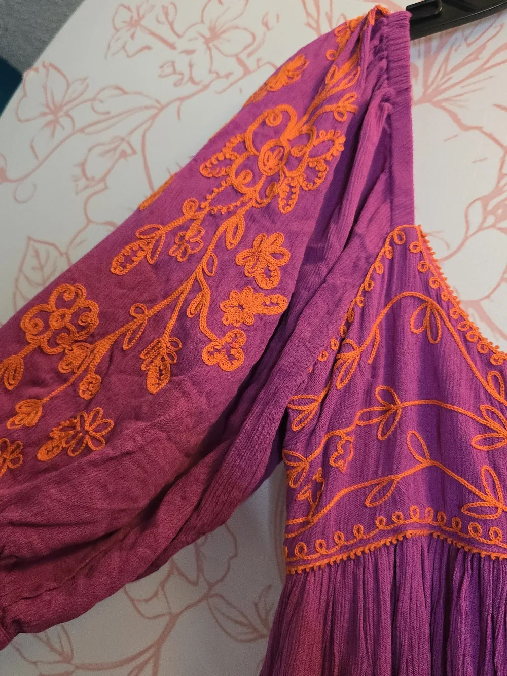Free People Wedgewood Maxi Dress in vibrant Orchid Pavillion